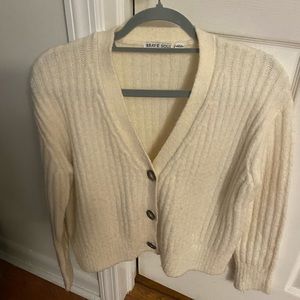 Rib knit cardigan: brave soul london